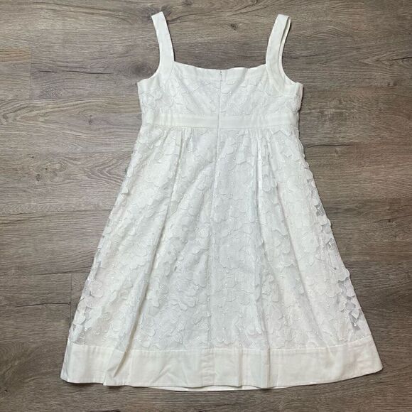 Cache White Sweetheart Neckline Floral Lace Sundress Size 10 NEW with Tag - Picture 11 of 12